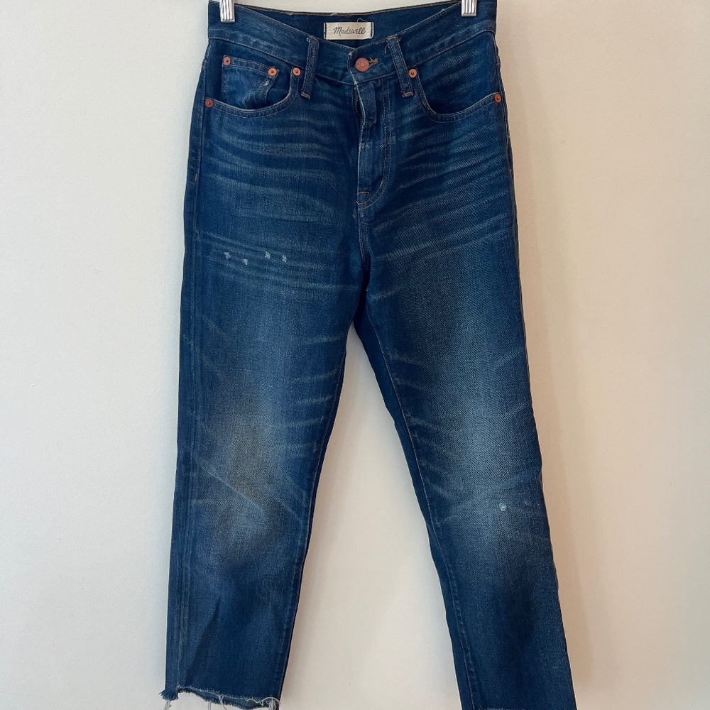 Madewell Perfect Vintage Jean with Raw Edge Hem